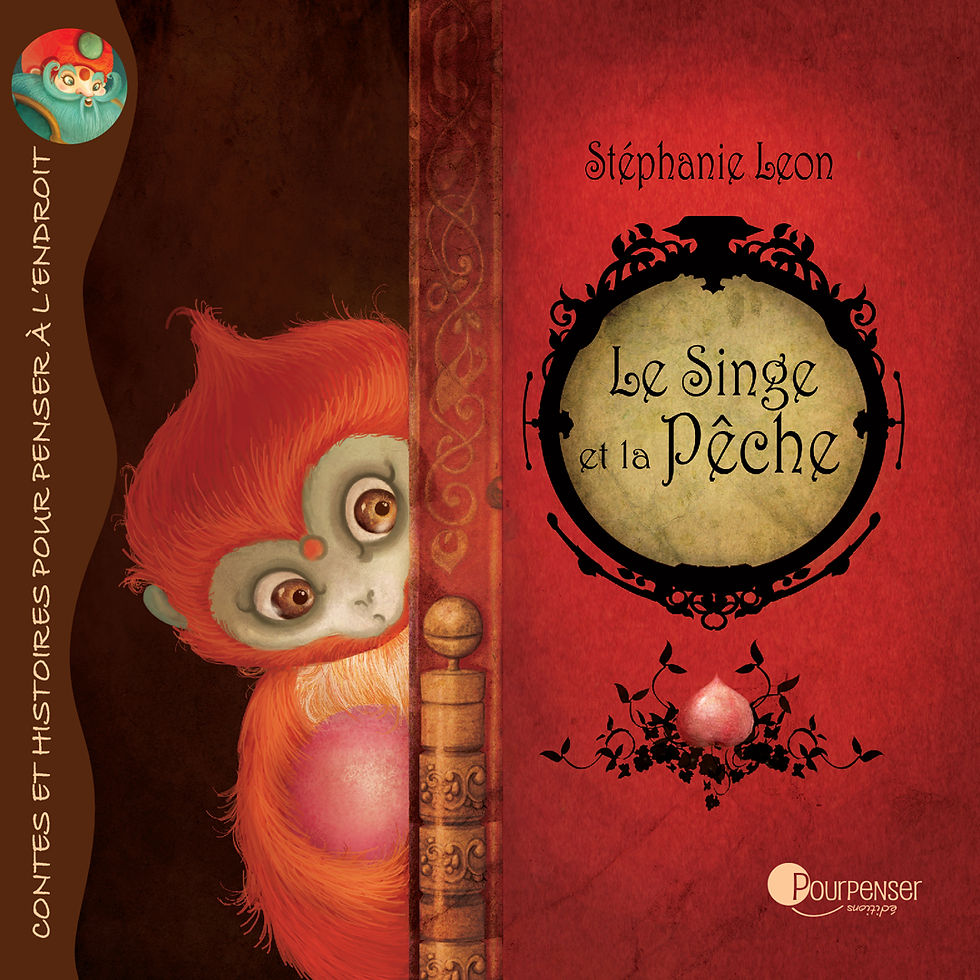 Le singe et la pêche Editions Pourpenser