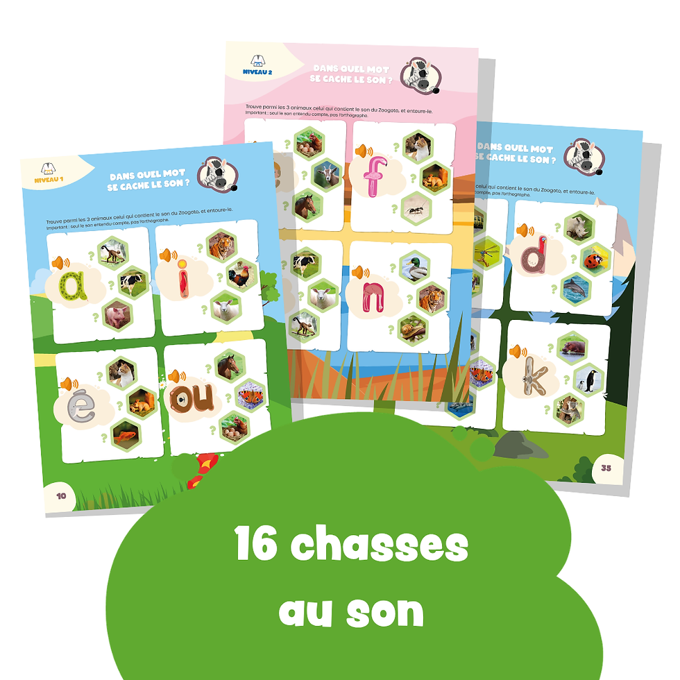 Miniature : Le cahier de jeux des Zoogotos