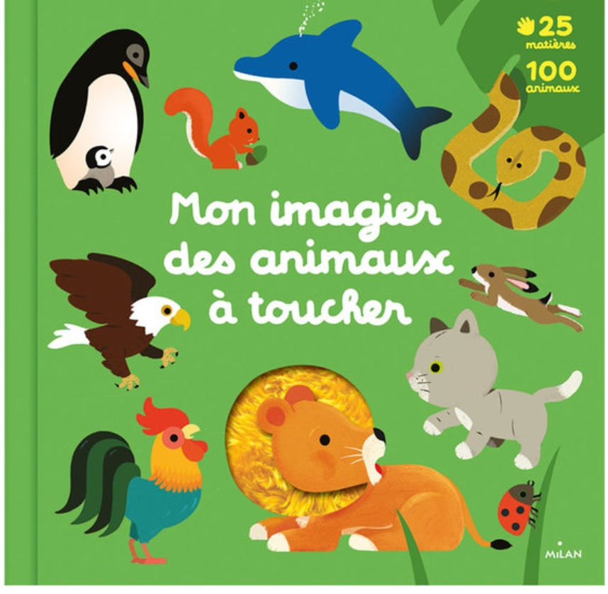 Mon grand imagier des animaux à toucher Milan