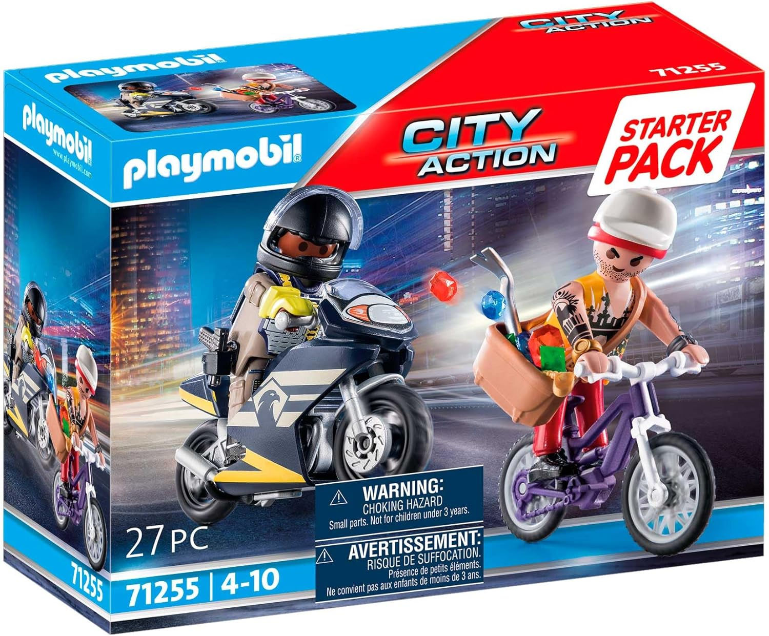 Starter Pack Agent et voleur Playmobil