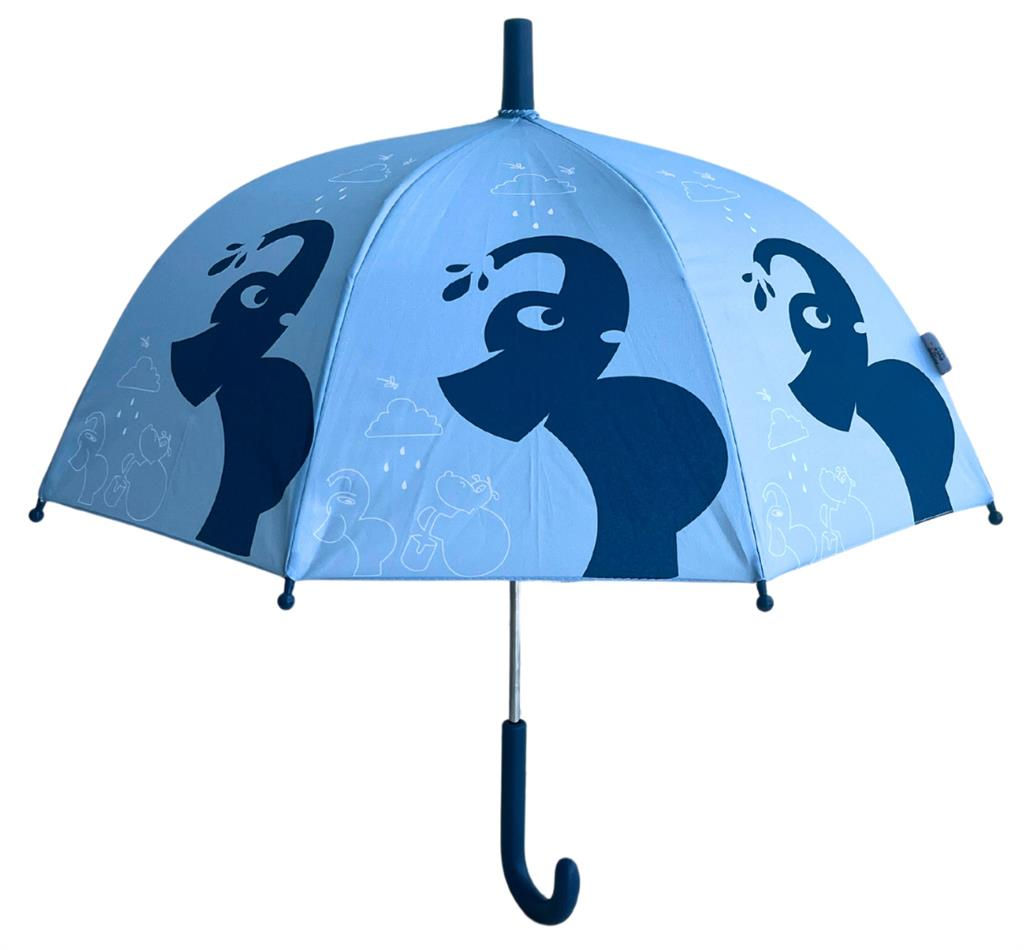 Parapluie Eléphant Bleu - Follow the duck