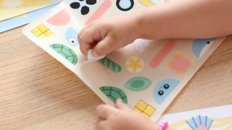 Miniature : Les animaux du monde - Poster en stickers Poppik