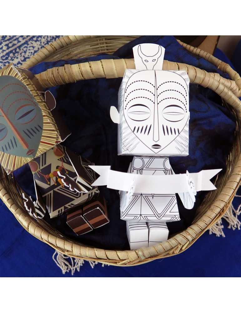 Miniature : Paper Toy Jean-Claude Voodoom Agent Paper