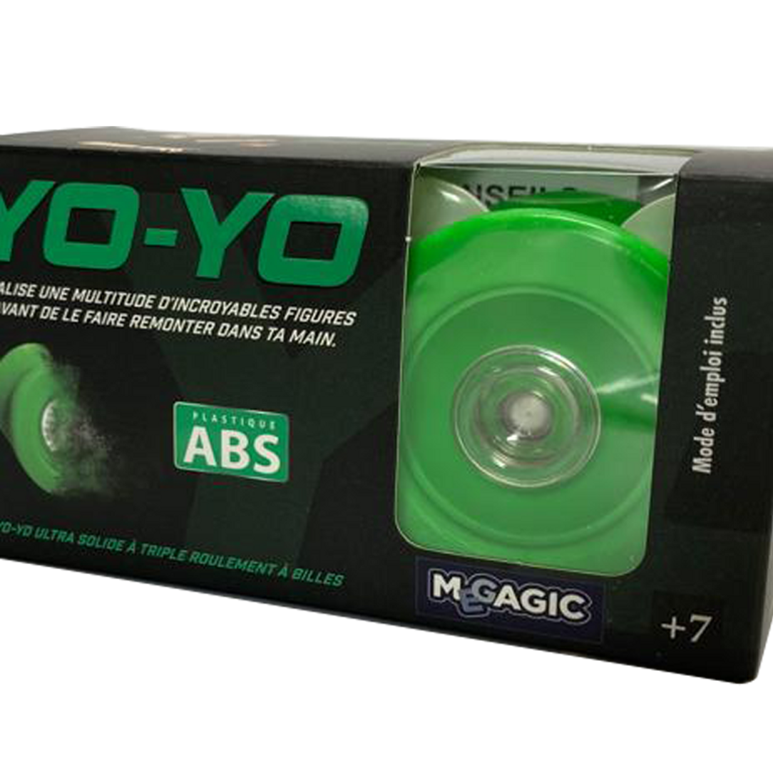 Yoyo triple roulement à billes vert Megagic