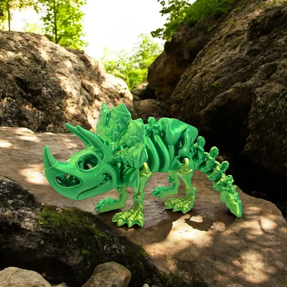 Miniature : Figurine Tricératops - Maxtrim3D