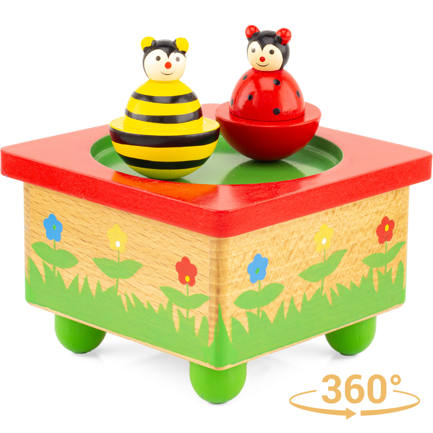 Boîte à musique Abeille Coccinelle Ulysse Couleurs d'Enfance