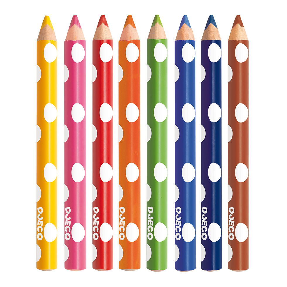 Miniature : 8 crayons de couleurs pour les petits Djeco