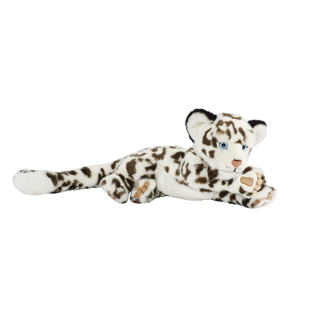 Léopard Des Neiges 32cmL Anima