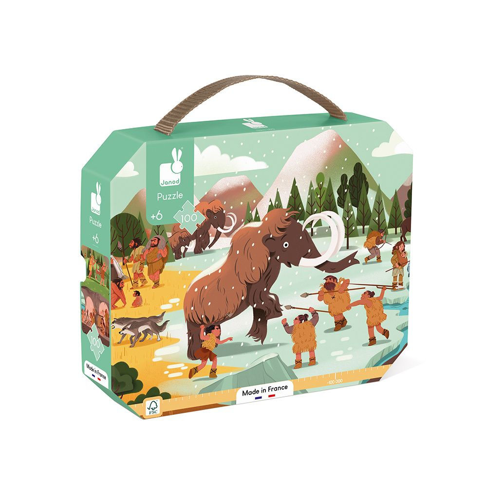 Puzzle frise préhistoire - 100 pcs - Janod