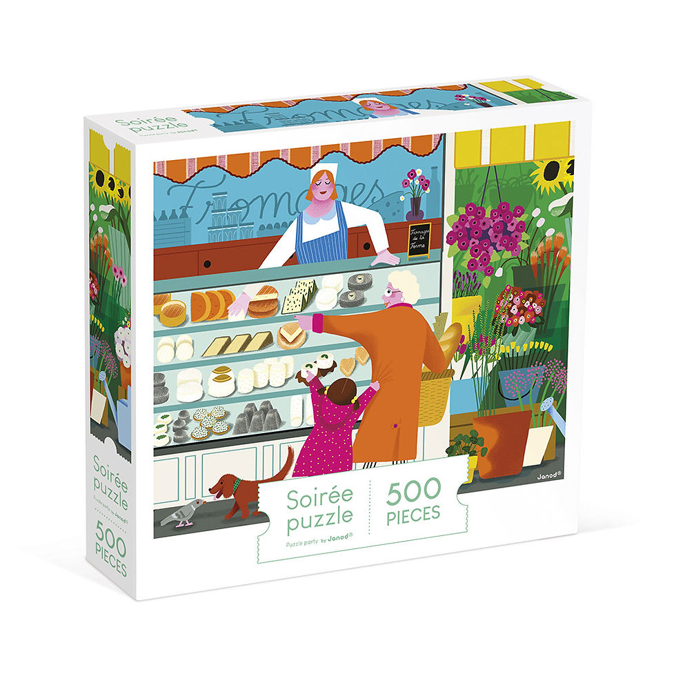 Miniature : Puzzle sur le marché - 500 pcs - Janod