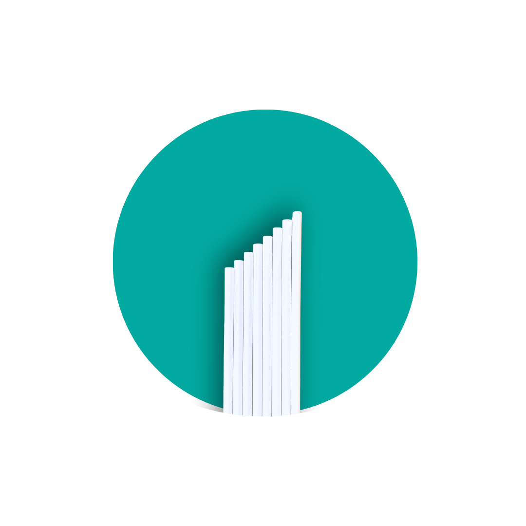 Canudo de Papel: Garrafas