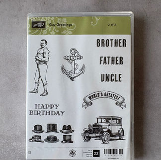 Guy Greetings 2 Stamps $15 for Both