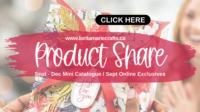 Product Share for Sept - Dec 2025 Mini Catalogue & September Online Exclusives