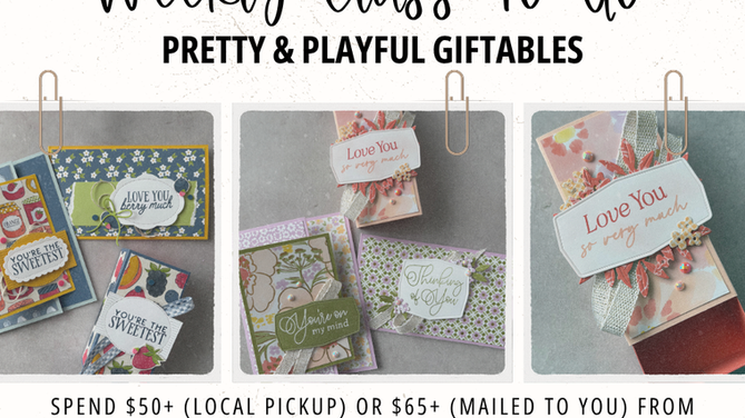 This Week’s Card Class To Go: April 2nd