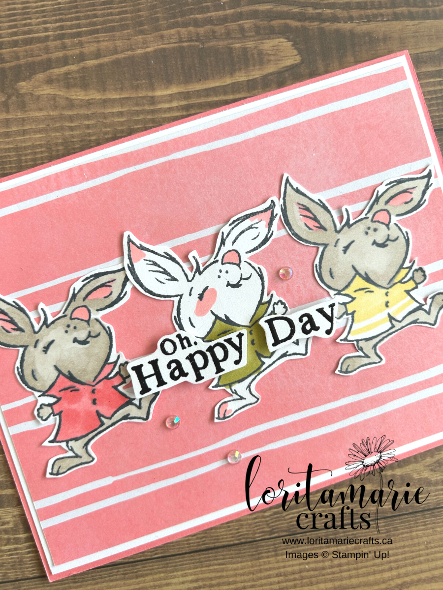 Handmade Card Idea for Easter with Rain or Shine Suite from Stampin' Up1