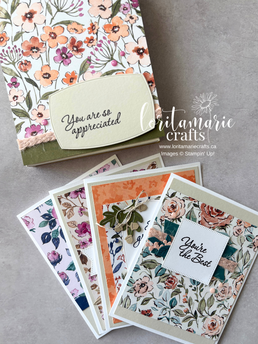 Gift Box Card Set with Stampin' Up!'s Floral Charm
DSP