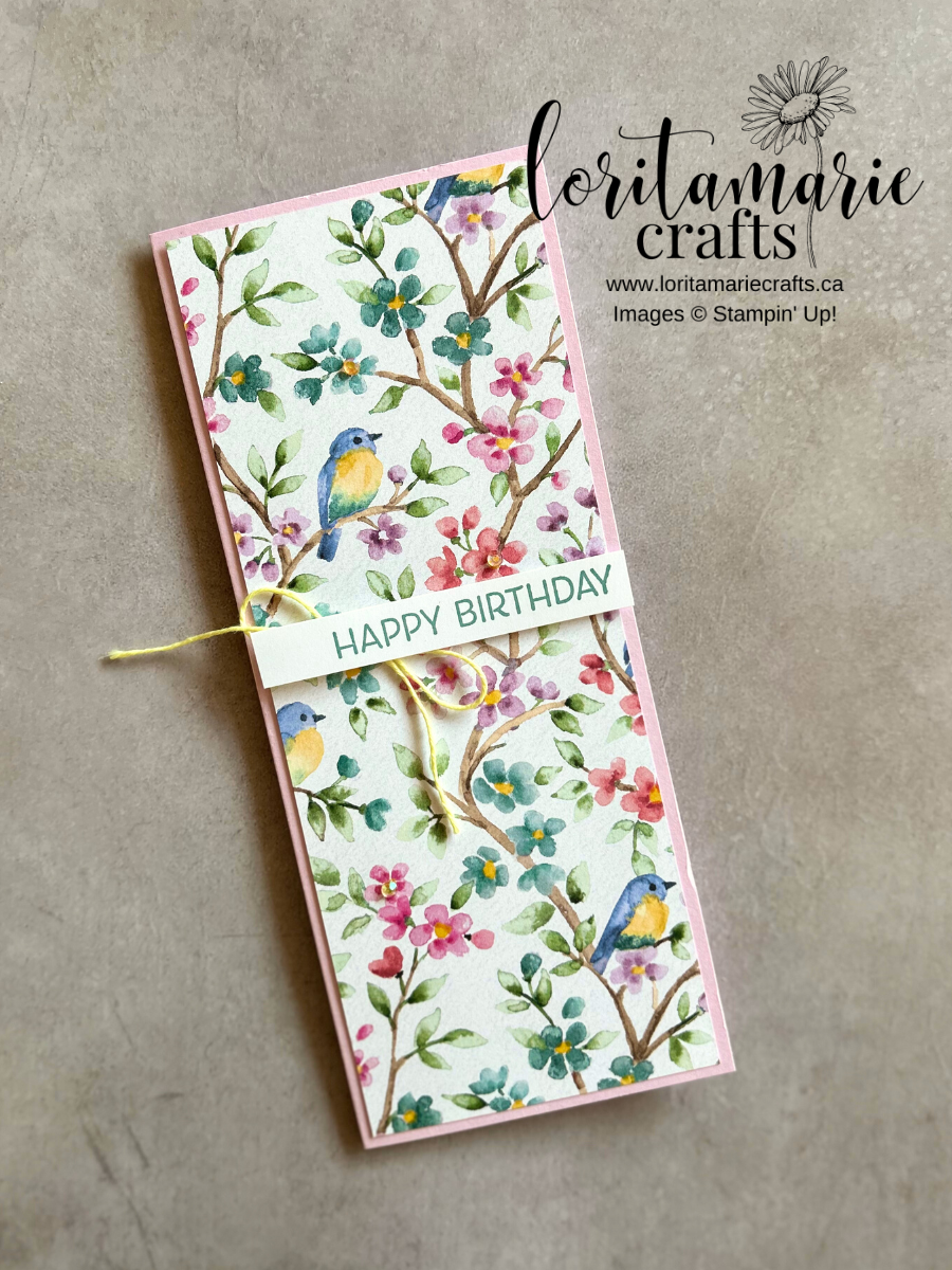Handmade Card Ideas Stampin' Up! Canada Flight & Airy DSP