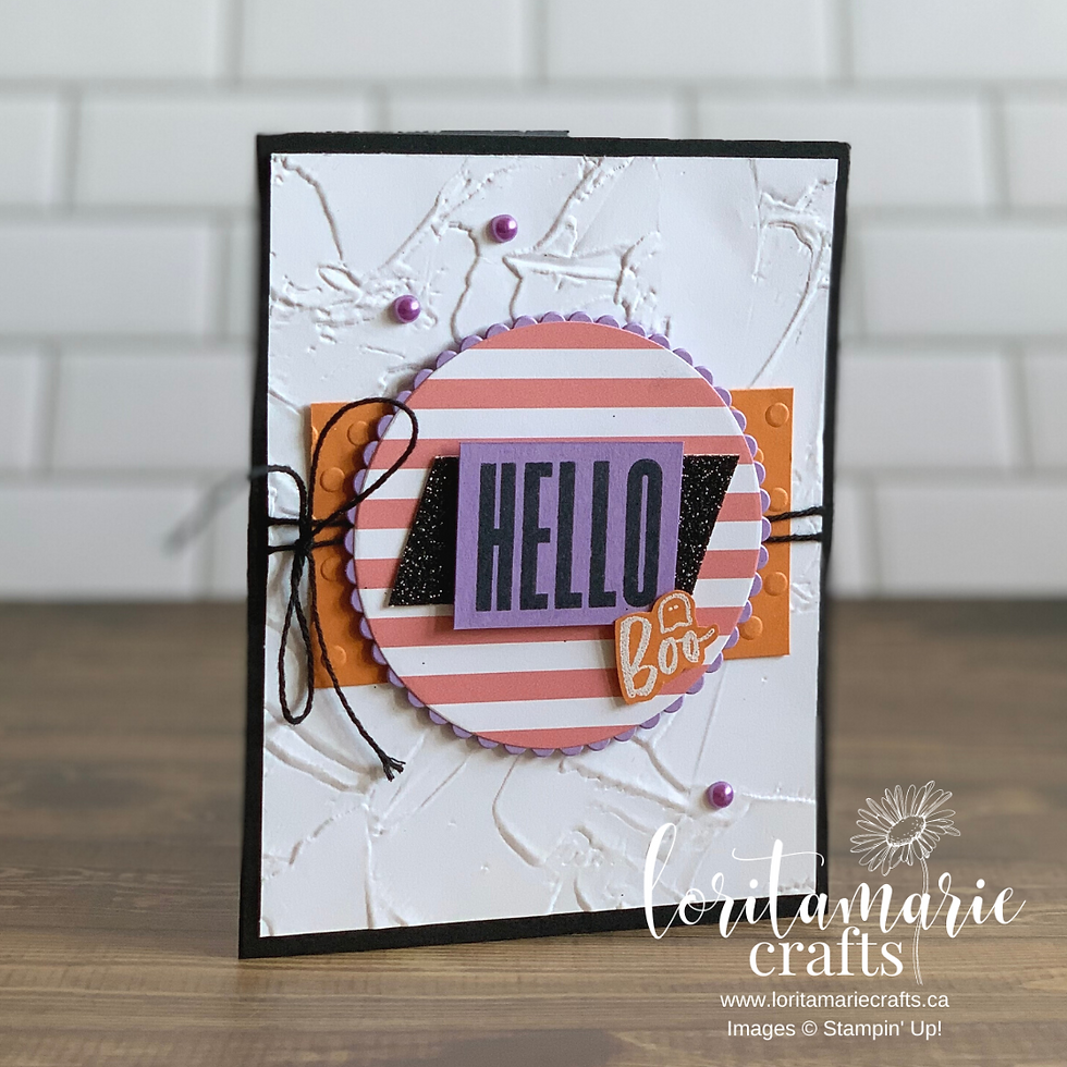Stampin' Up!® Halloween Card