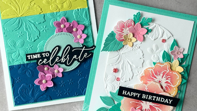 Summer Colour Combo Ideas: Happy Hibiscus Bundle