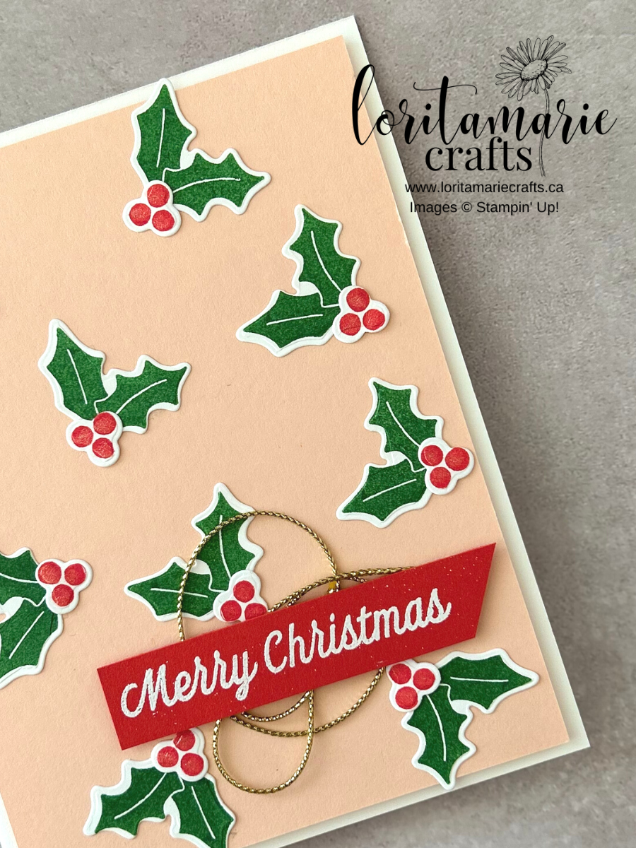Handmade Christmas Card Ideas Sending Cheer Stamp Set