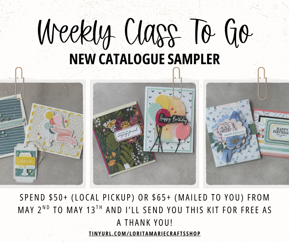 This Week’s Card Class To Go: May 5th