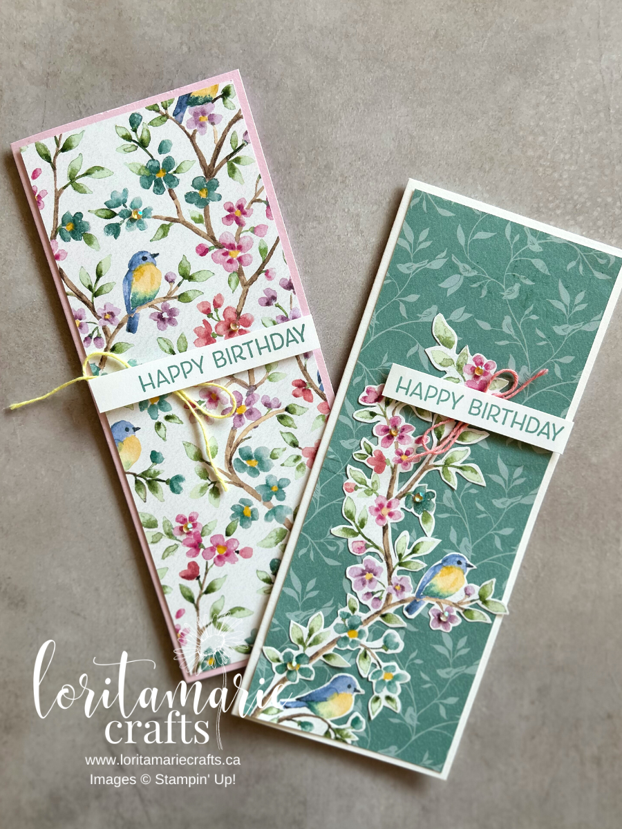 Stampin' Up! Sale-a-Bration Card Ideas Flight & Airy DSP