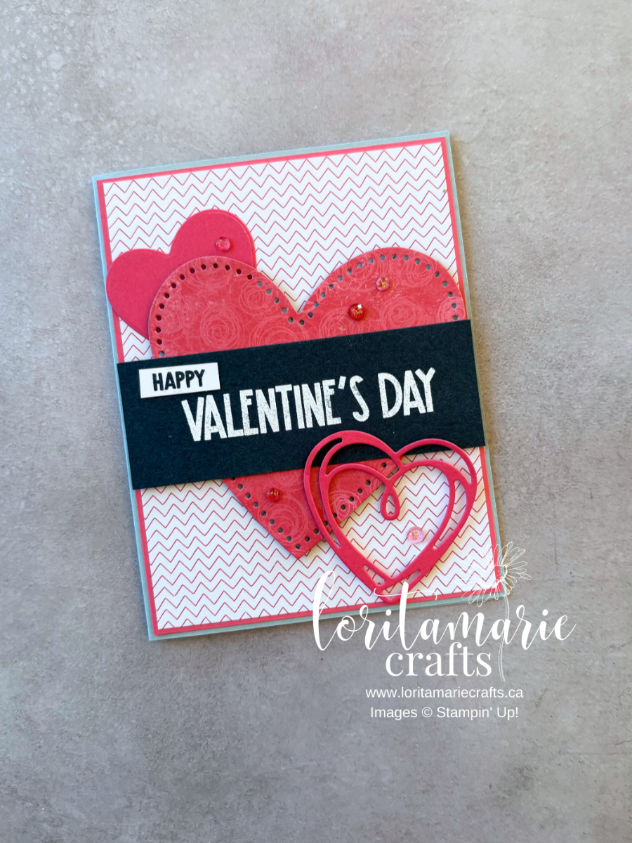 Stampin' Up! Card Idea. Valentine's Day Card Ideas.