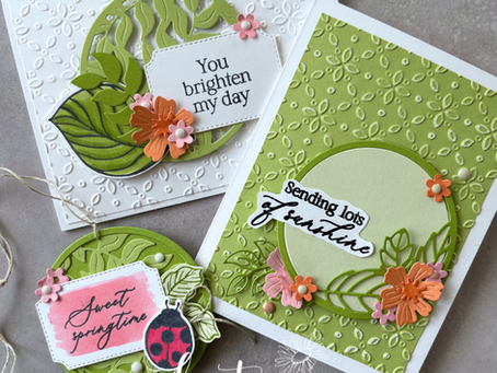 NEW Springtime Scenes Bundle Sneak Peek! 2 Card ideas & a Gift Tag: Weekly Class To Go