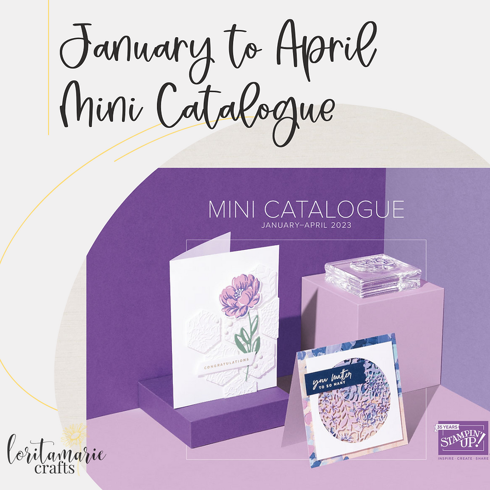 New January to April 2023 Mini Catalogue Coming Soon!