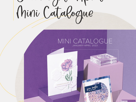 New January to April 2023 Mini Catalogue Coming Soon!