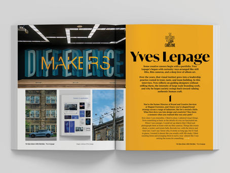 Yves Lepage shares lessons from creative leadership, brand strategy, collaboration, and staying grounded in authentic craft during a changing era.