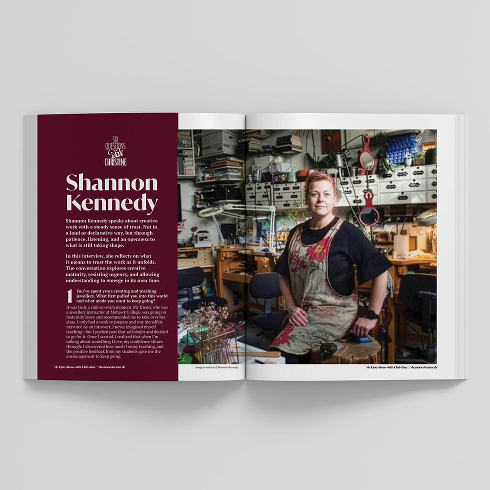 6Qs with Christine intervew featuring Shannon Kennedy