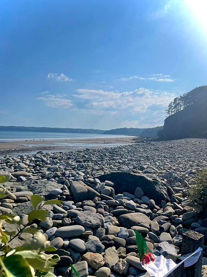 Beach and blue sky