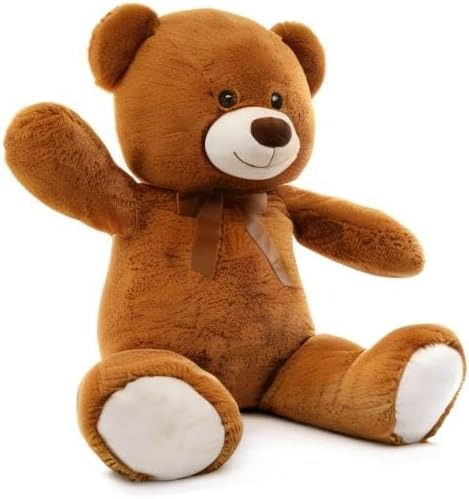 Thumbnail: Giant Teddy Bear Stuffed Animal 3ft, 36'' Big Brown Bear for Kid