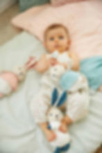 Thumbnail: Rabbit 8.7” My First Stuffed Animal - Cuddling for Comfort - Super Soft Fabric