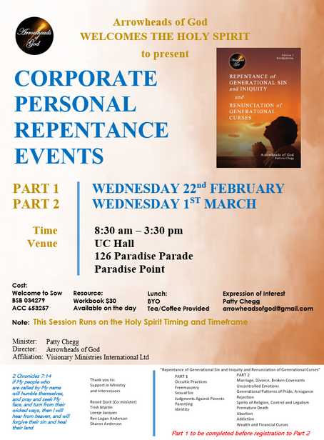 Arrowheads of God Corporate Repentance Events | Part 1 and Part 2