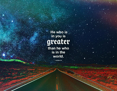 Greater is the One in me. 1 John 4:4