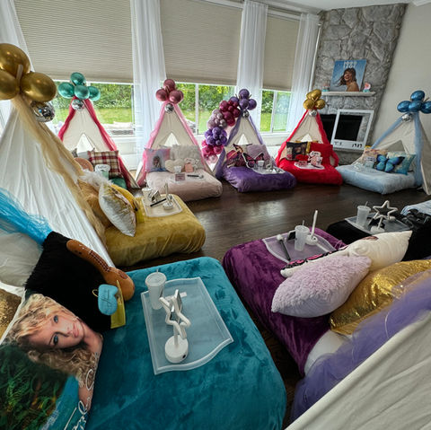 Taylor Swift sleepover tent rental party rentals 