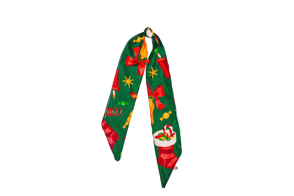 Thumbnail: Two-sided Scarf for dog or/and dog’s lover - It’s Christmas Time