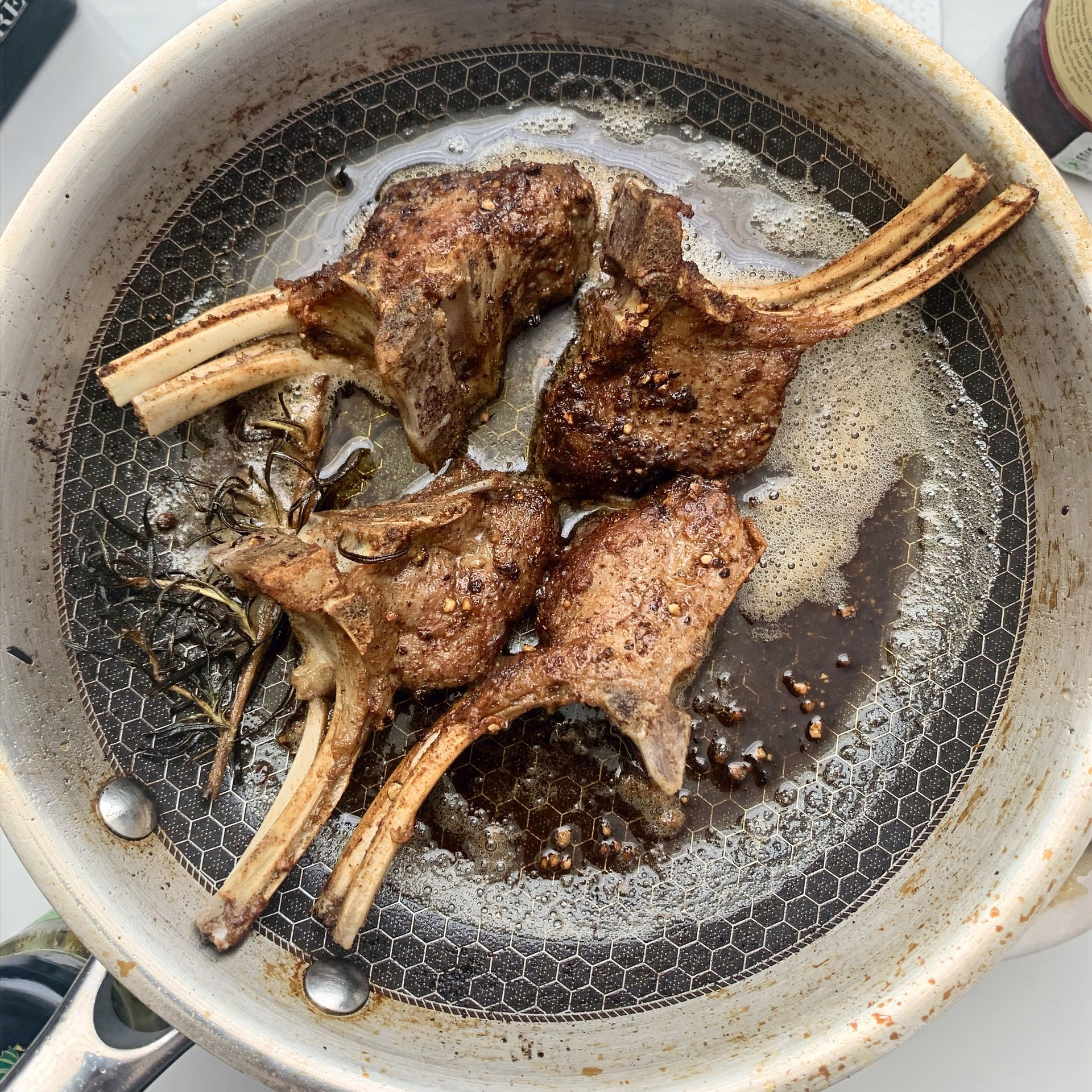 Lamb Chops, ready for resting