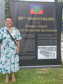 Lorraine Hatton at a commemoration service