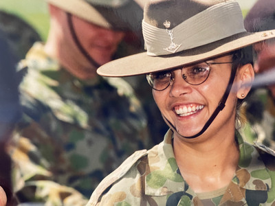 During her Australian military service, Lorraine Hatton OAM