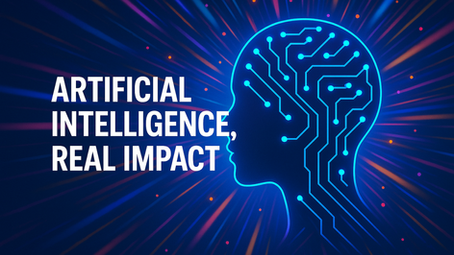 a human brain filled with circuits and AI - enlightened and illuminated new neural pathways