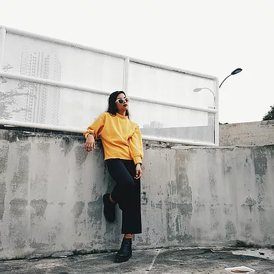 Woman with Yellow Sweater