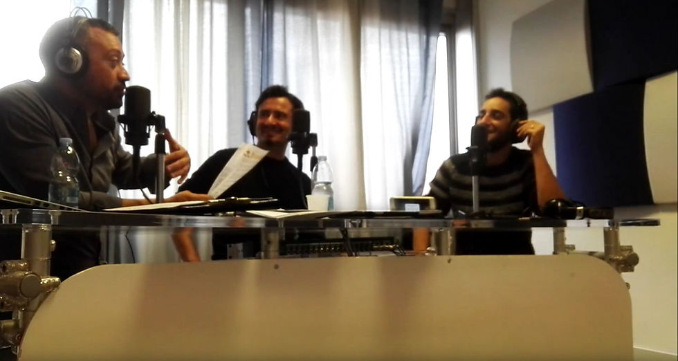 In onda negli studi di Radio Città Futura