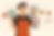 A restaurant staff member juggling multiple aggregator tablets with confused kitchen staff in the background