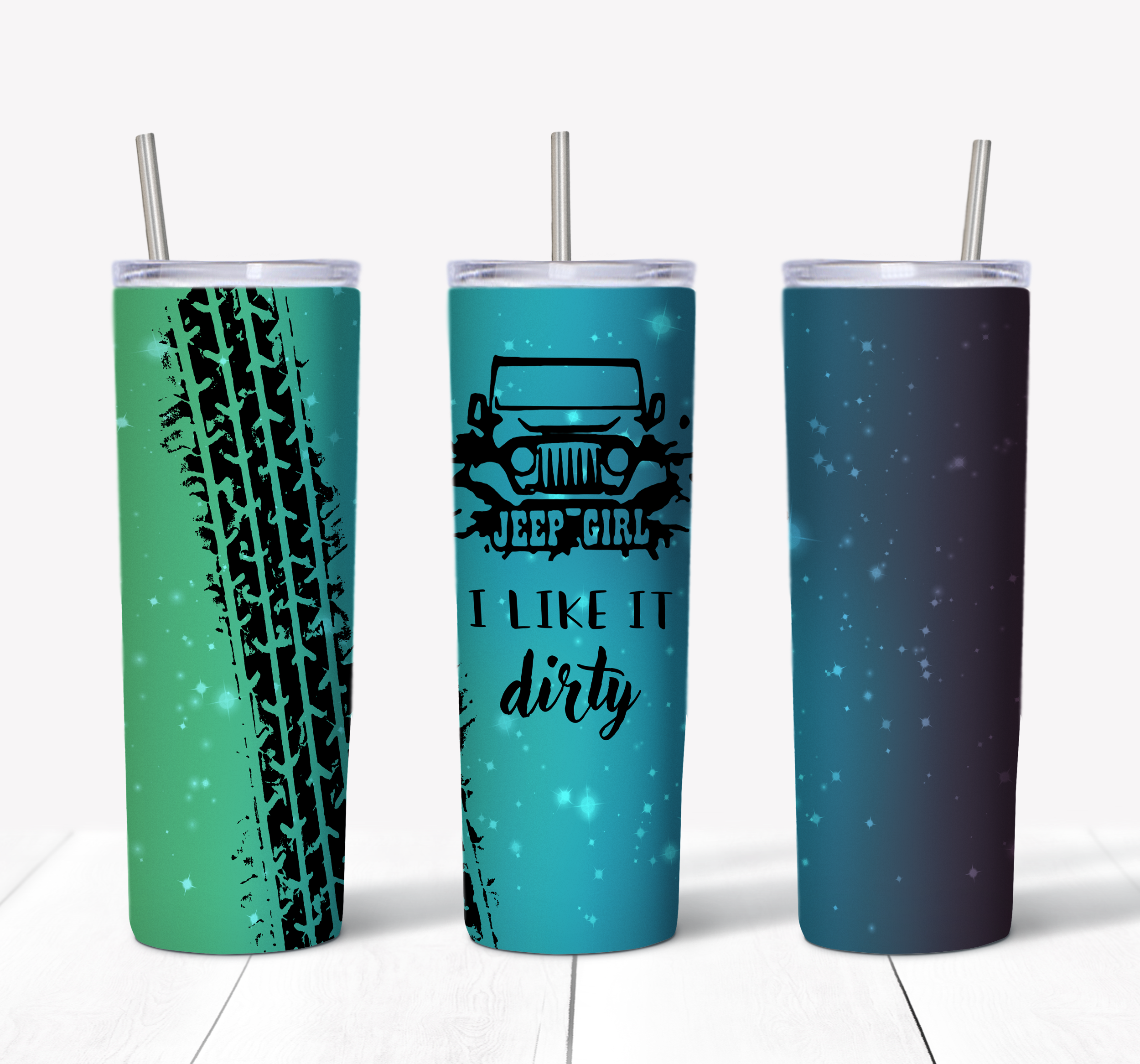 I Like It Dirty - Green Blue Black