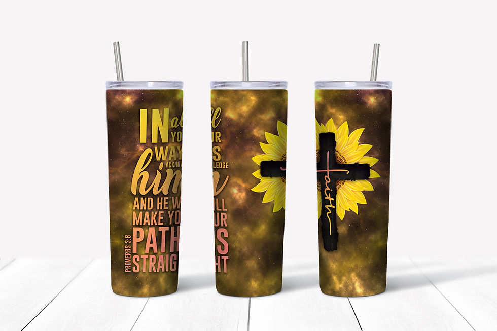 Galaxy Faith Sunflower - Proverbs 3:6