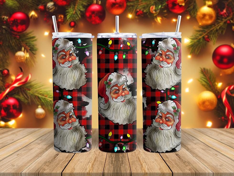Santa - Plaid