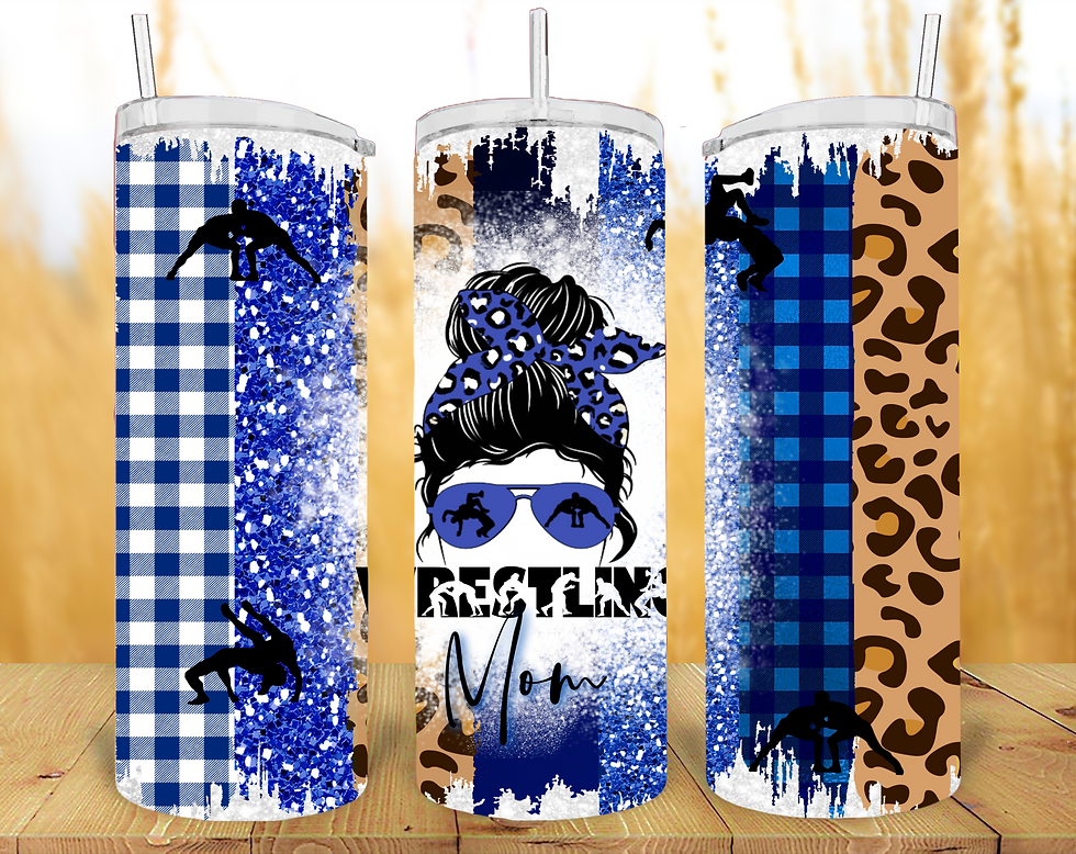 Wrestling Mom - Blue
